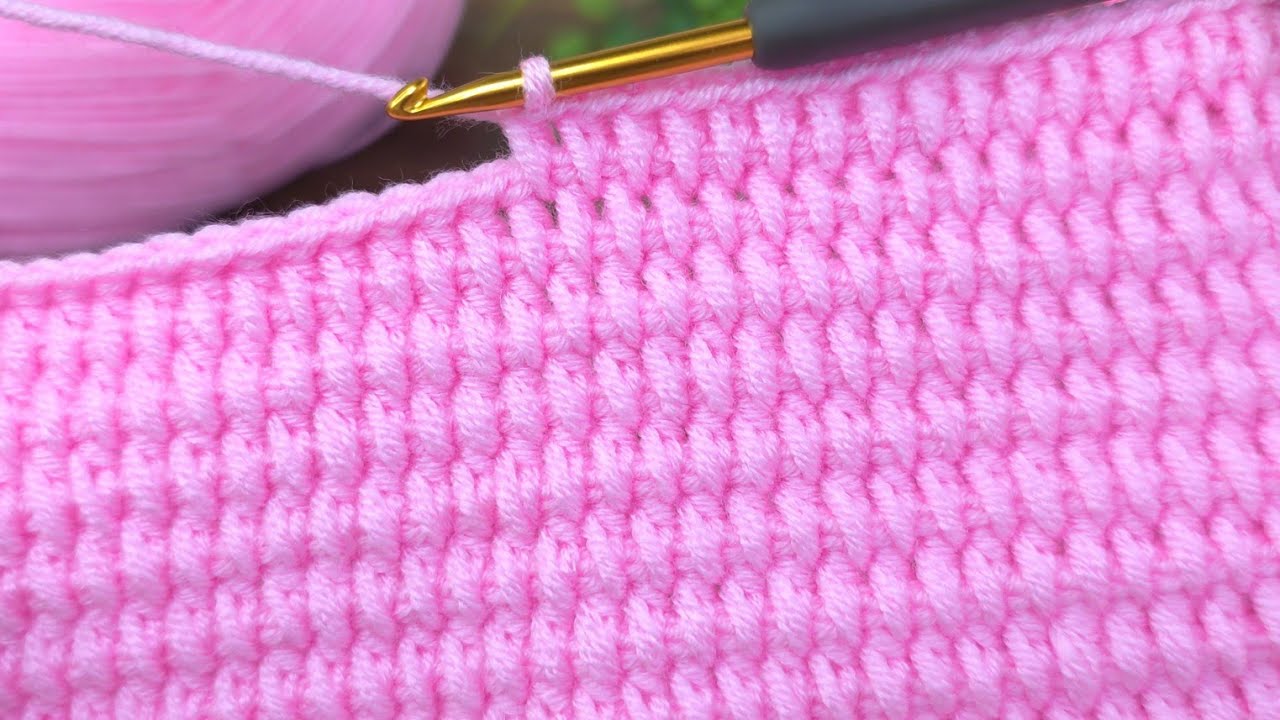 New ☆ super easy crochet baby blanket model online tutorial #crochet #knitting #crochetbabyblanket