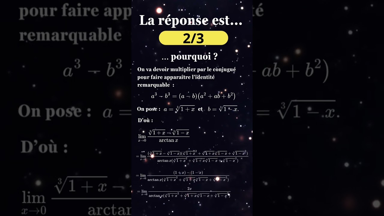 Quiz Limites & Continuit&eacute; #2bacSM #limites #bacmaroc #2bacbiof
