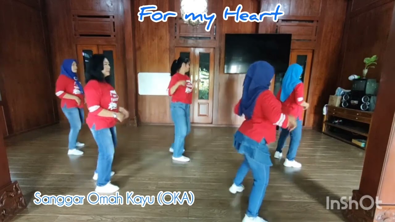 FOR MY HEART Line dance | Choreo : Choreo Vee Trias, Swesty Budianingsih, Mimitha Kaeru, Roosamekto 
