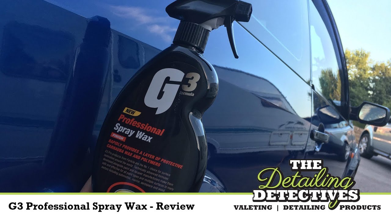 G3 Spray Wax - Product Review