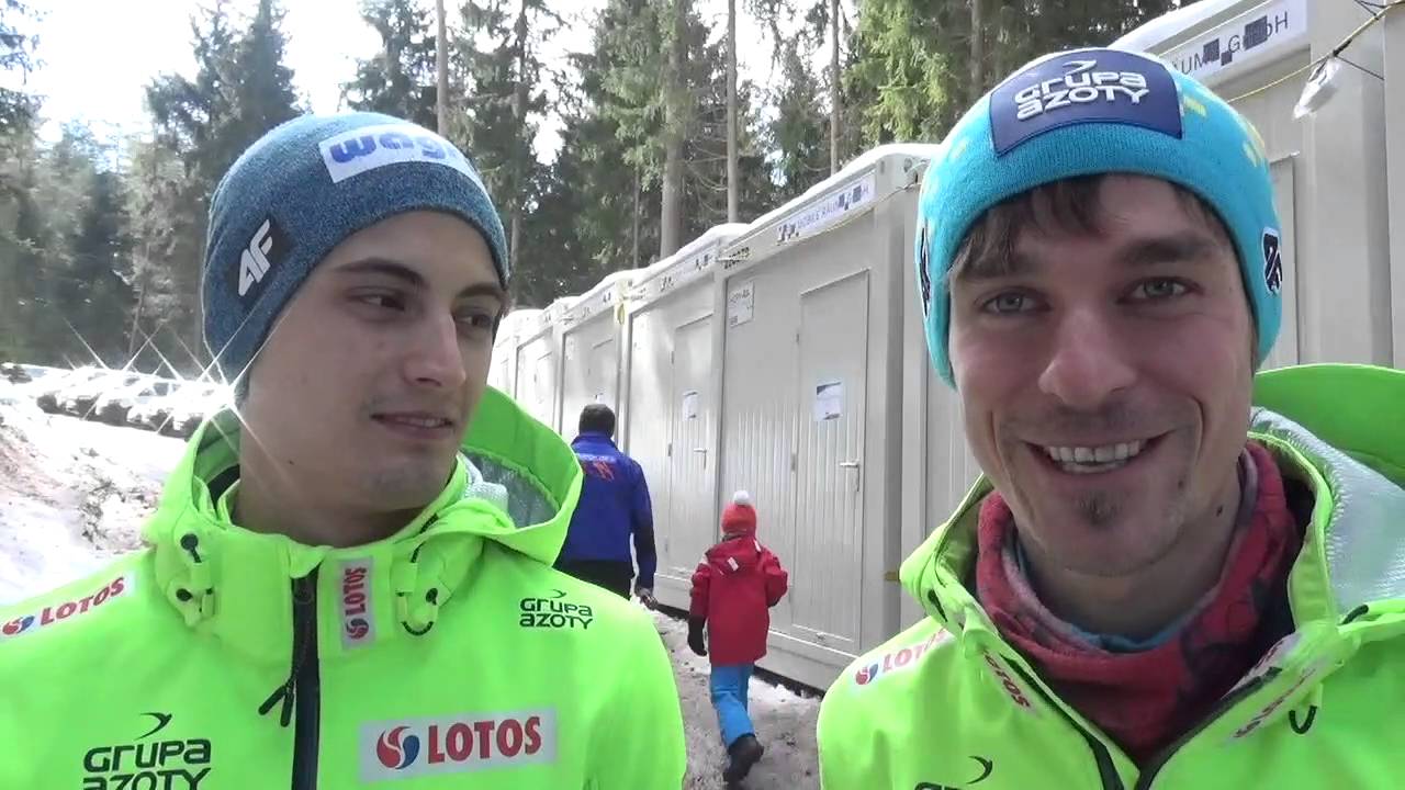 Maciej Kot i Piotr Żyła po Titisee-Neustadt