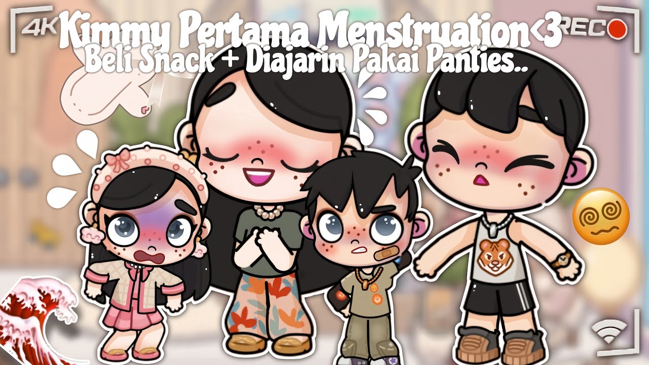 DRAMA AVATAR WORLD | KIMMY PERTAMA MENSTRUATION | BELI SNACK + DIAJARIN PAKAI PANTIES..|