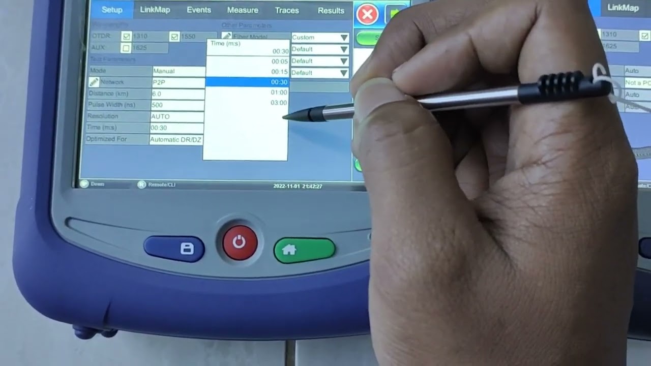 Tutorial penggunaan OTDR VEEX FX150+