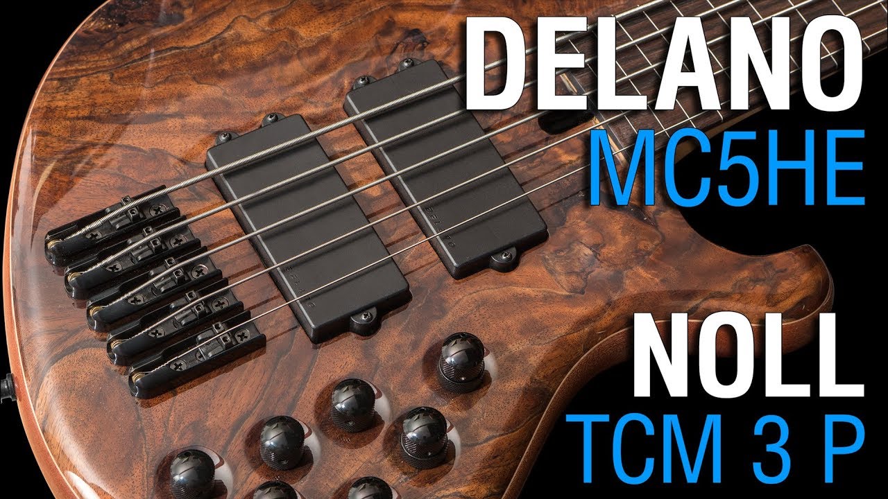 Delano MC5 HE + Noll TCM 3 P // Maruszczyk Frog Omega 5a fretless