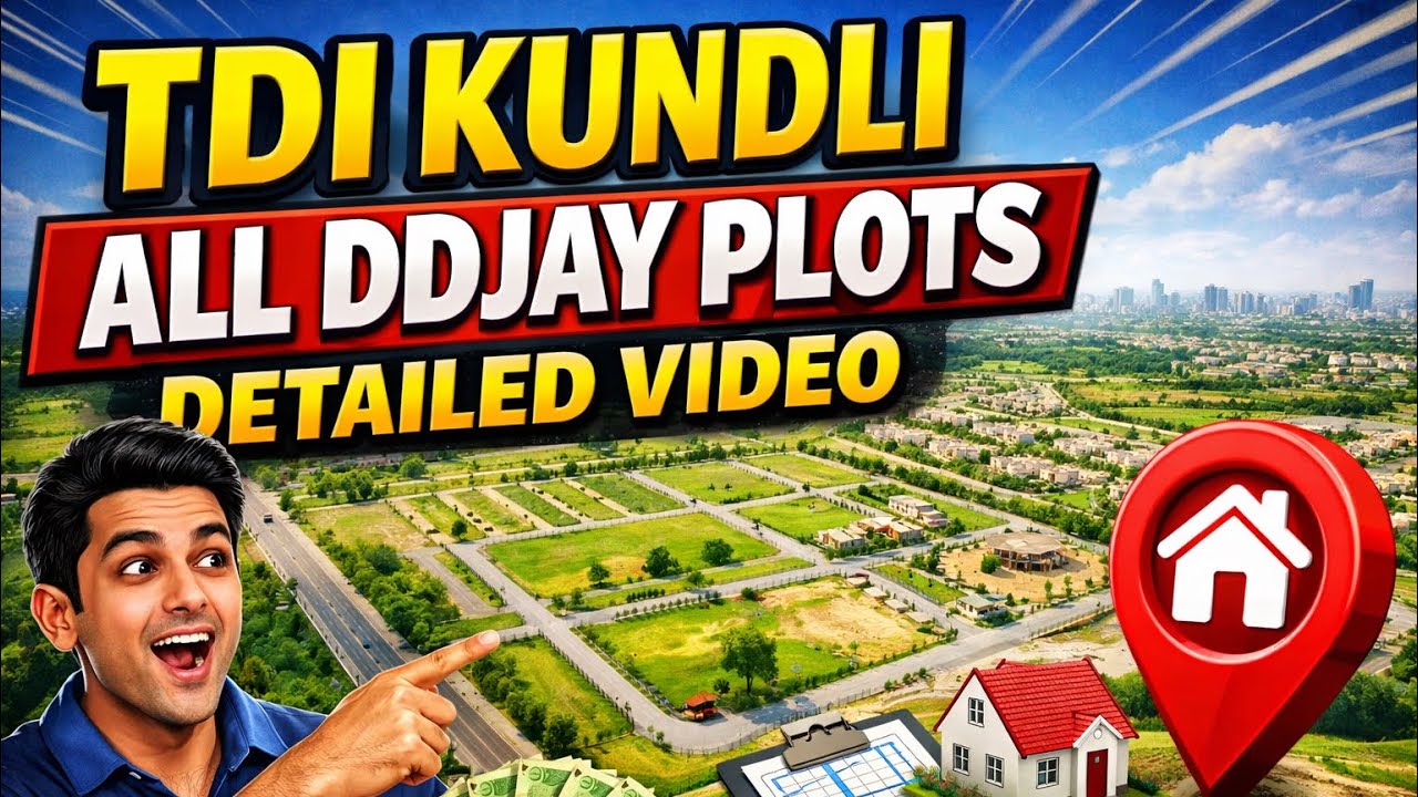 TDI Kundli All DDJAY Plots Detailed Video | TDI Kundli Plots For Sale 