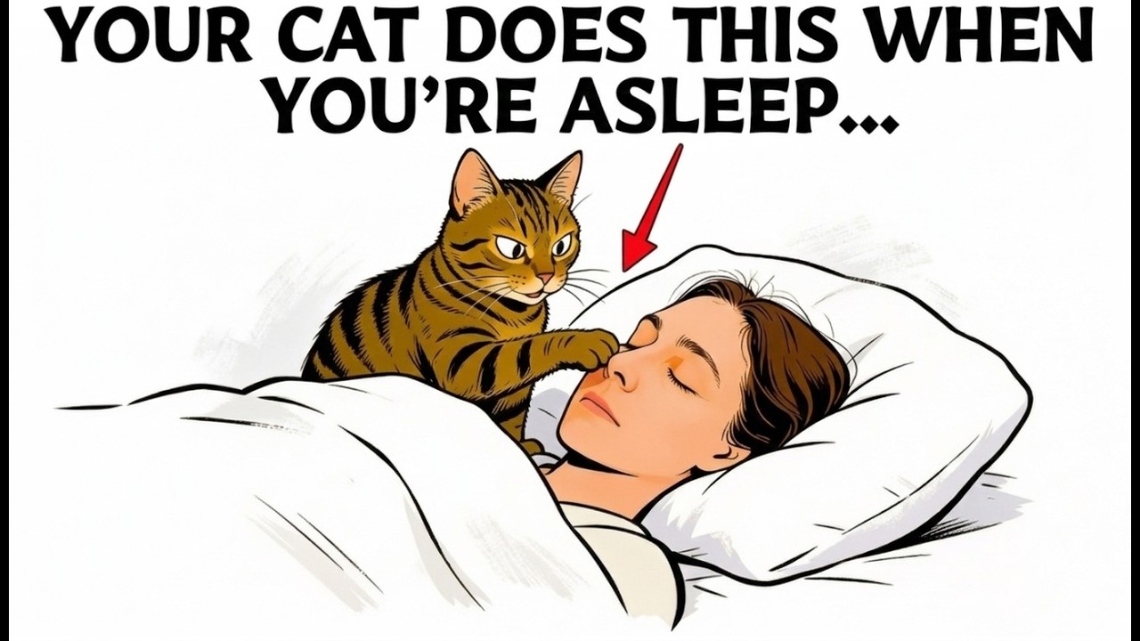 The One Strange Thing Your Cat Does Every Night While You're Sleeping