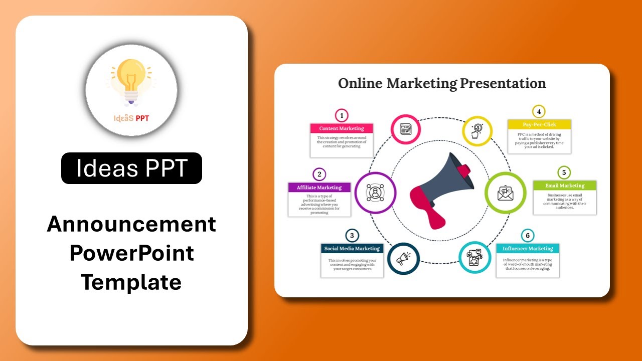 ANNOUNCEMENT POWERPOINT SLIDE || Microsoft PowerPoint || Ideas PPT