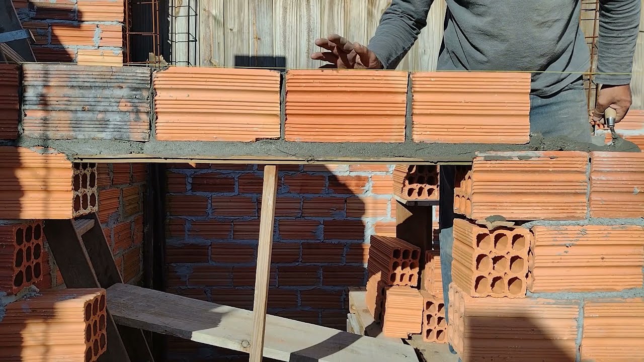 como fazer uma verga provisória, também conhecida como taipá