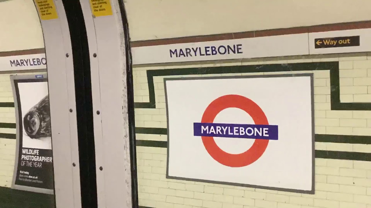 Race the Tube: Journey on Bakerloo line to Baker Street (Timelapse)