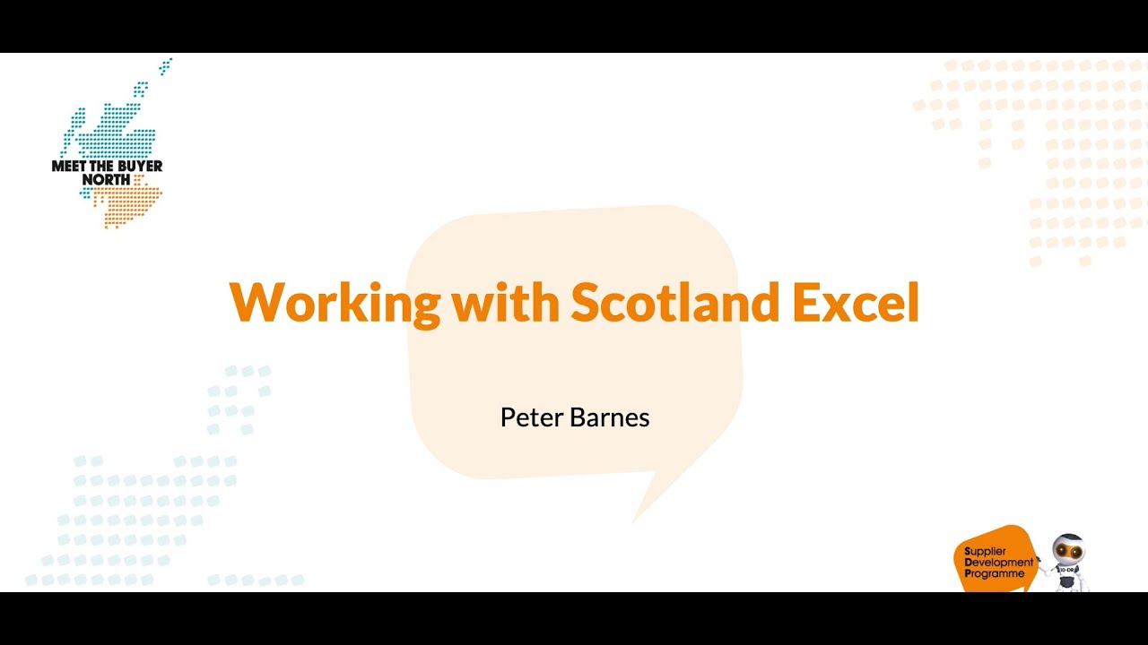 Meet the Buyer North 2025: Working with Scotland Excel