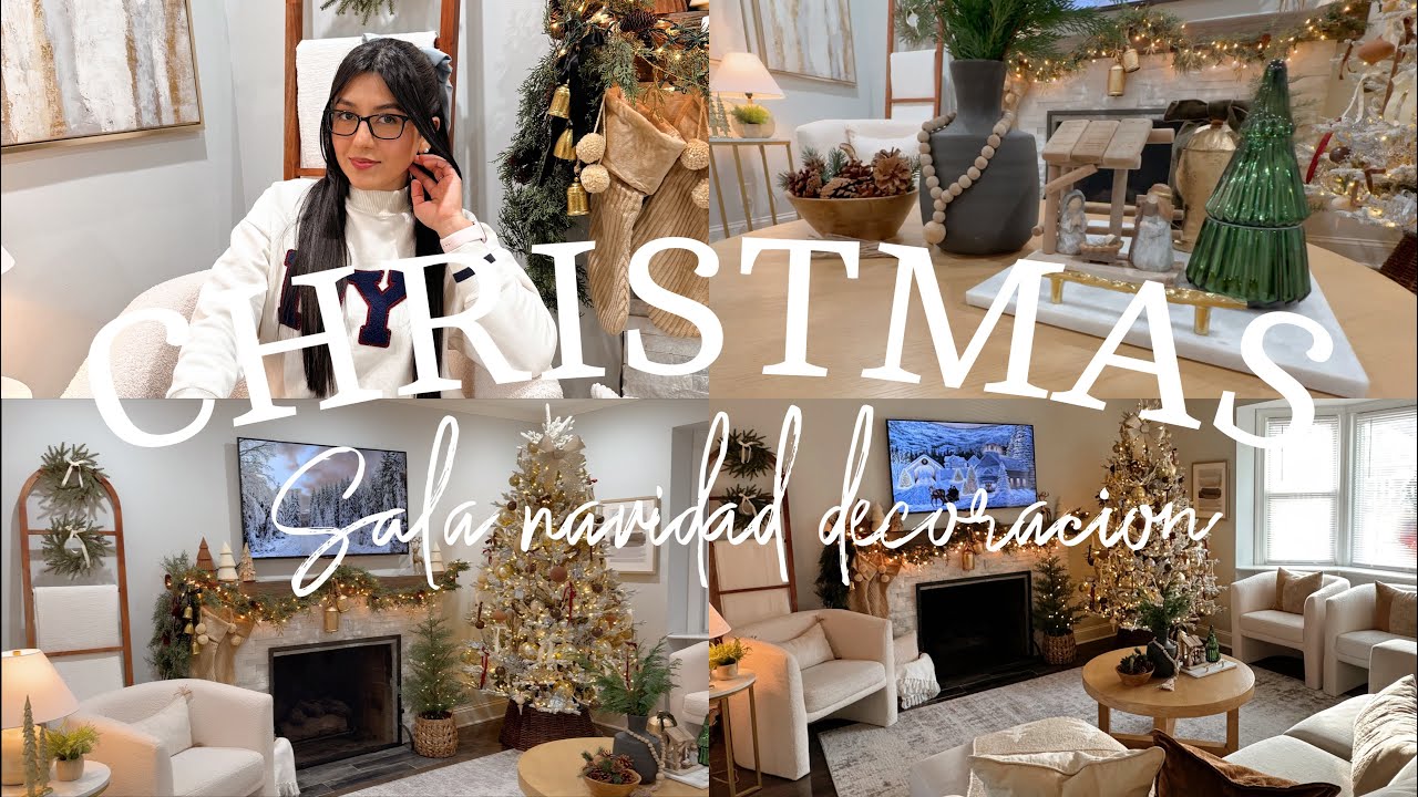 SALA NAVIDAD DECORACION  DE MI CASA 🏠