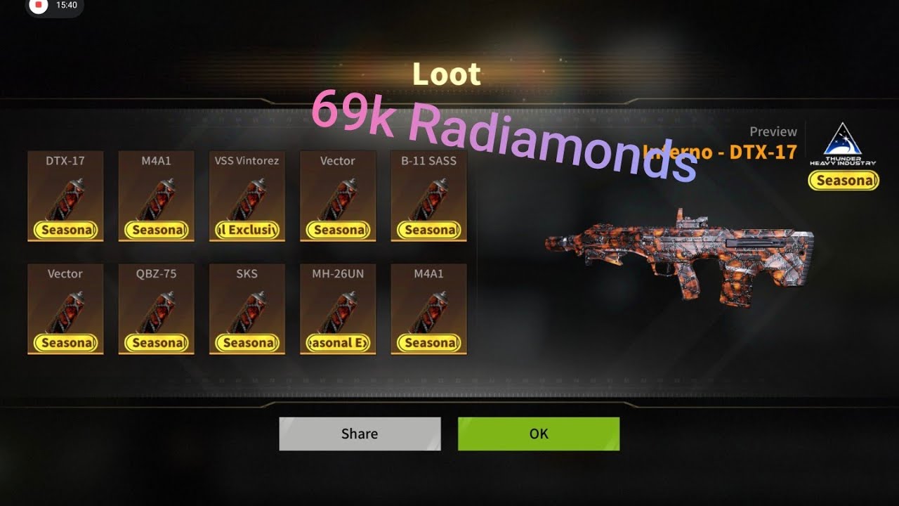Crafting spray cans [69k Radiamonds]-Lost light