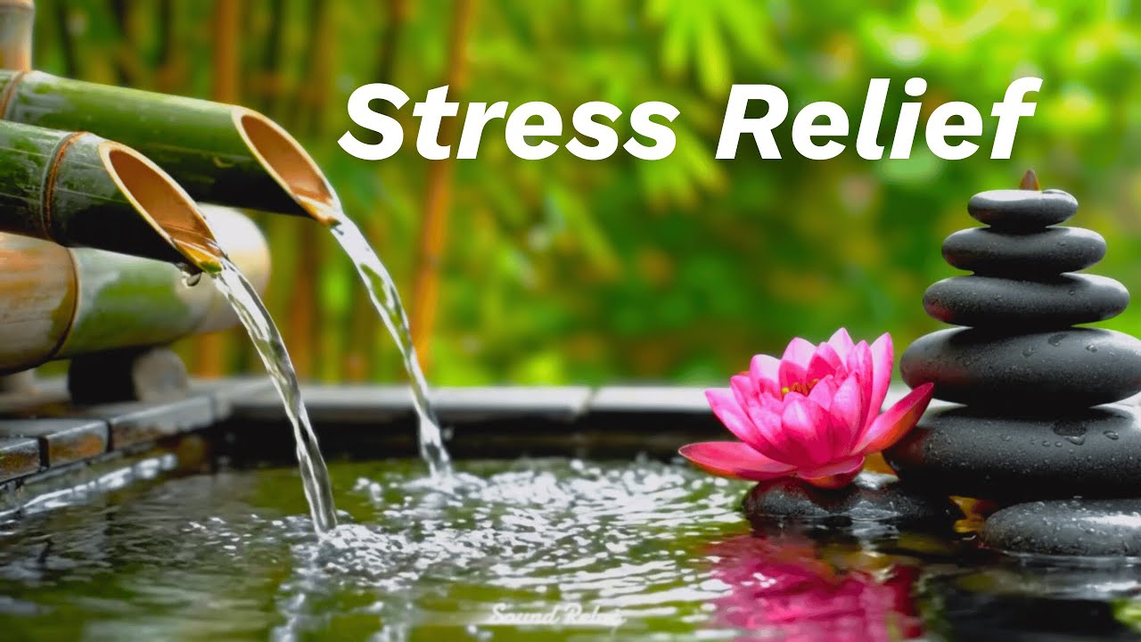 Stress Relief Waterfall Music for Calm Mind & Deep Relaxation.