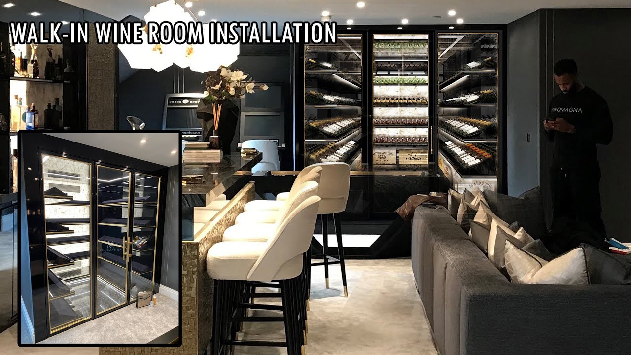 Walk in Wine room Installation  | Vinomagna