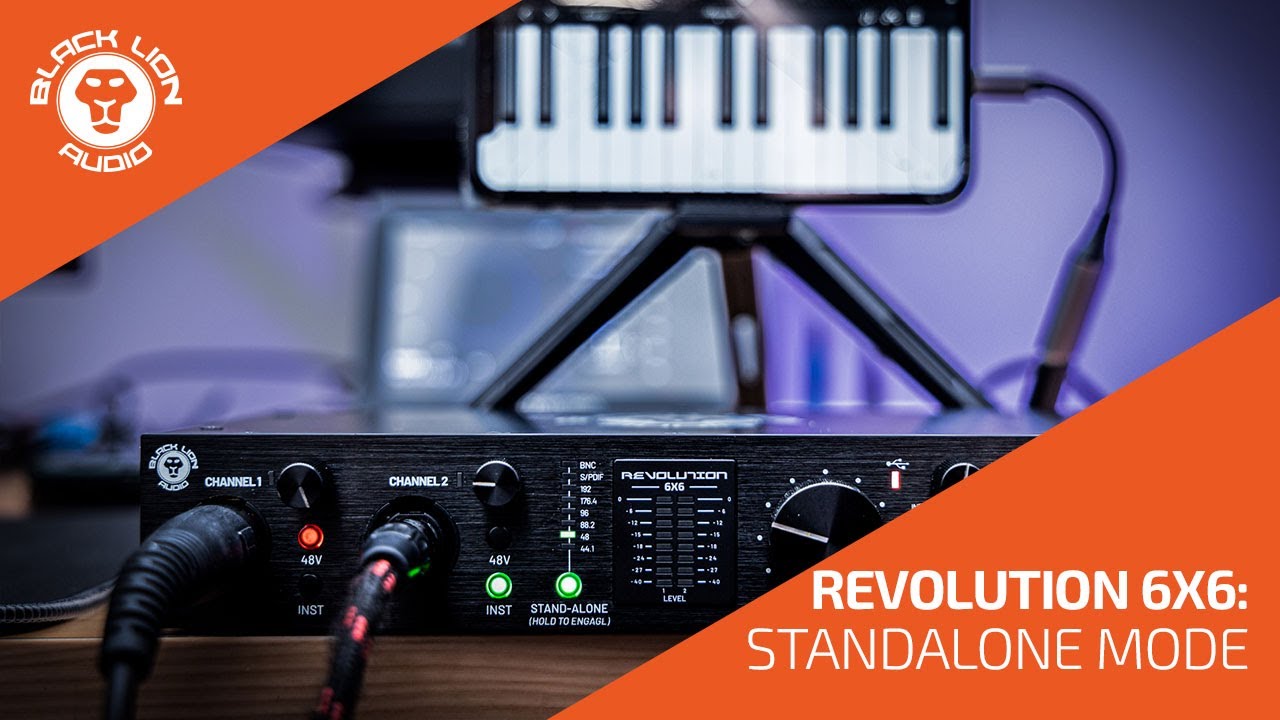 Black Lion Audio Revolution 6x6: Audio Interface Standalone Mode