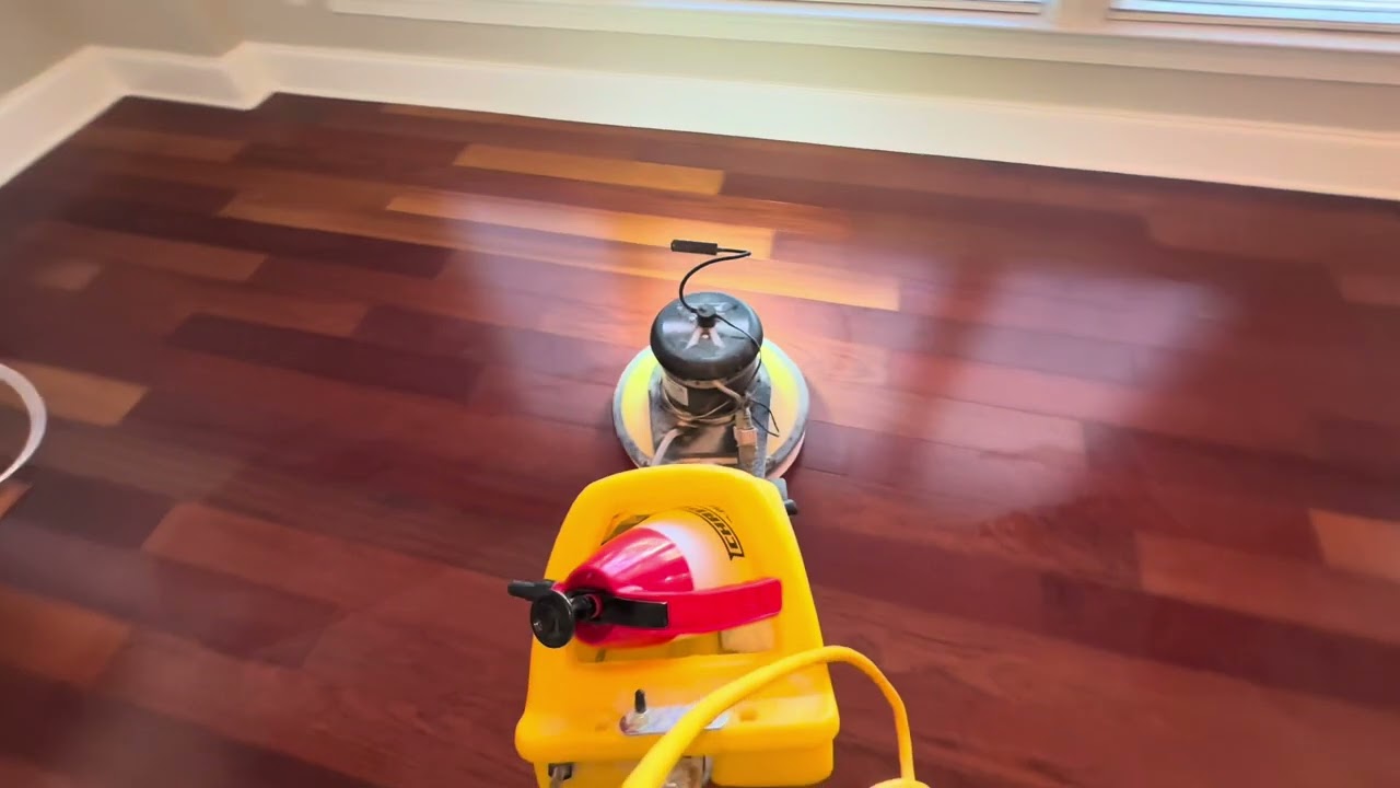 Beautiful Brazilian Cherry Floors! Professional Floor Cleaning Services in Waxhaw near Charlotte NC