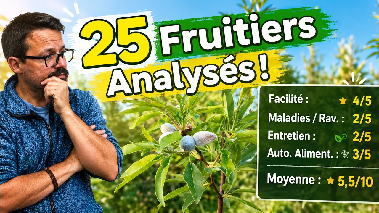 CLASSEMENT des FRUITIERS au Jardin !