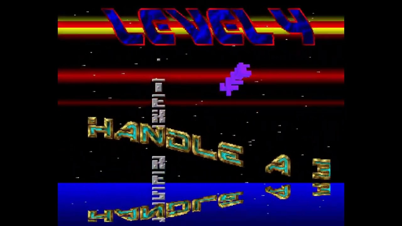 Amiga Demo 4 Bitplane Sine Scroller by Level 4 (1990)