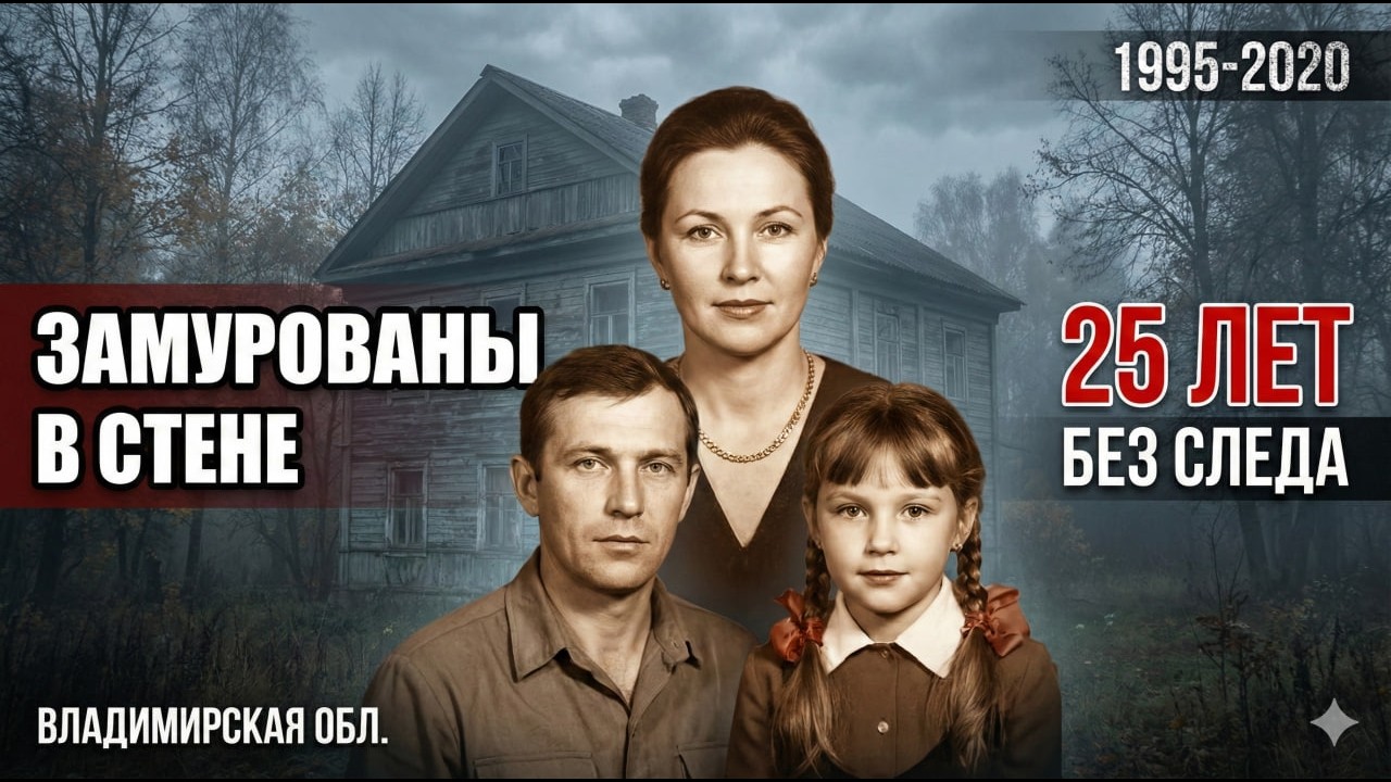 Семья пропала из своего дома в 1995-м. Через 25 лет замурованный в стену семейный фотоальбом раскрыл