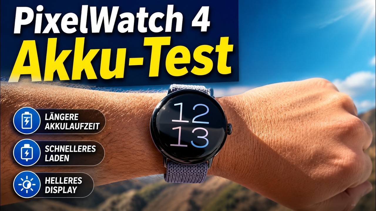 Pixel Watch 4 Akku-ULTIMATE: Display AUS vs. AOD vs. LTE Standalone! Der WAHRE Verbrauch!