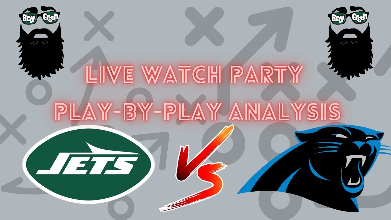 LIVE WATCH PARTY & PLAY-by-PLAY: New York Jets vs Carolina Panthers in Week 7