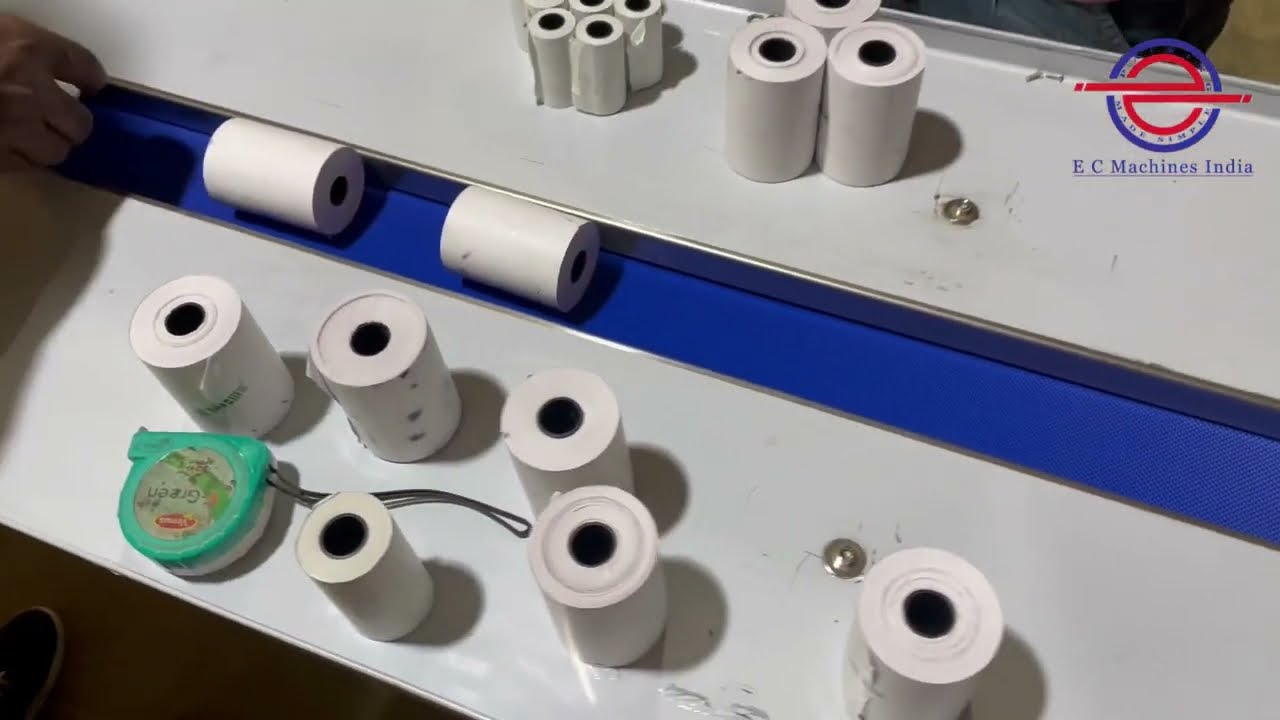 Thermal paper roll automatic pouch packing machine, thermal paper rolls