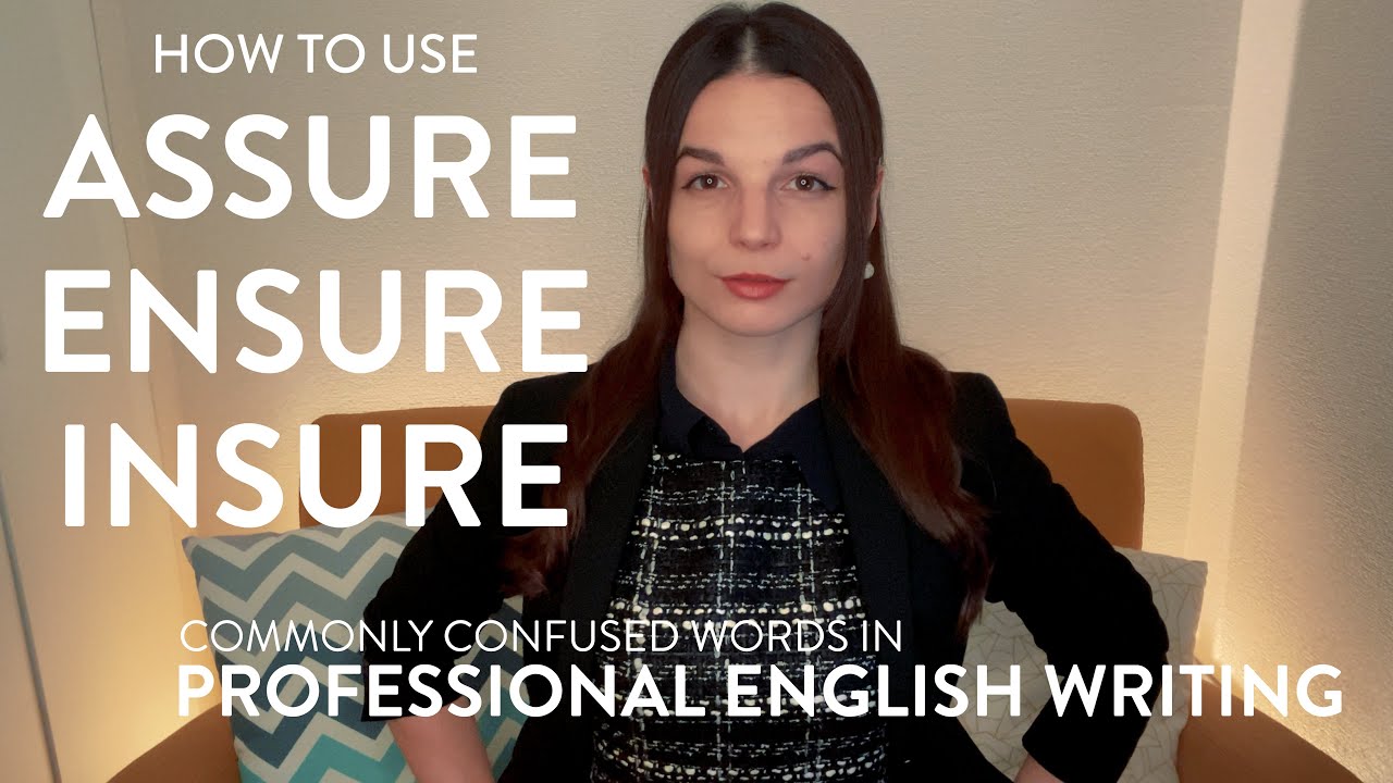Assure, Ensure, Insure: What's the Difference? English Writing Tips with Alisha (Business English)