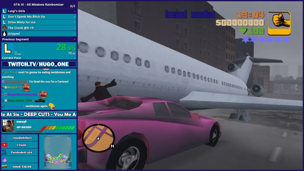 GTA III Rainbomizer Speedrun Part 1 - Hugo_One Twitch Stream - 3/16/2024