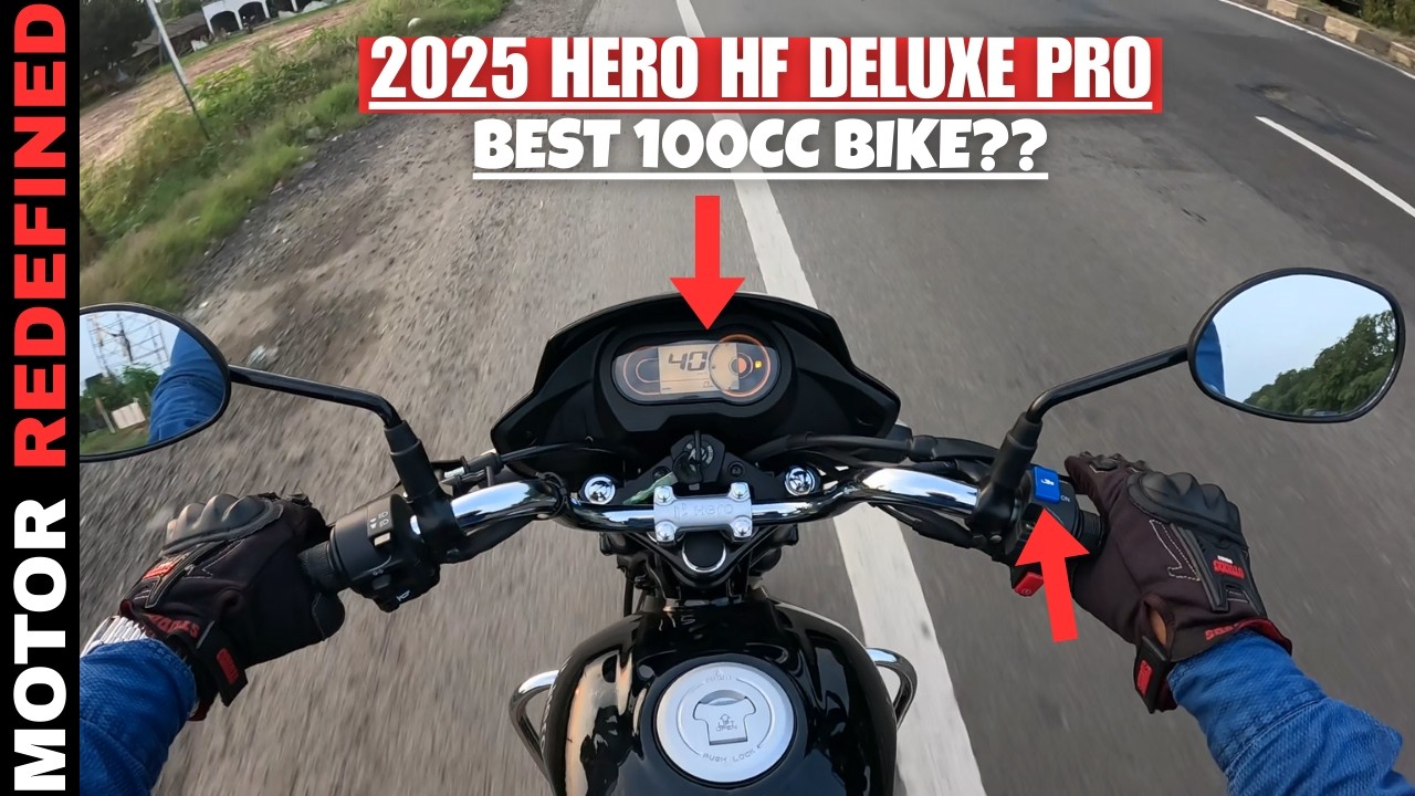 2025 Hero HF Deluxe Pro New Launch Ride Review | On Road Price, Features & Exhaust Sound.