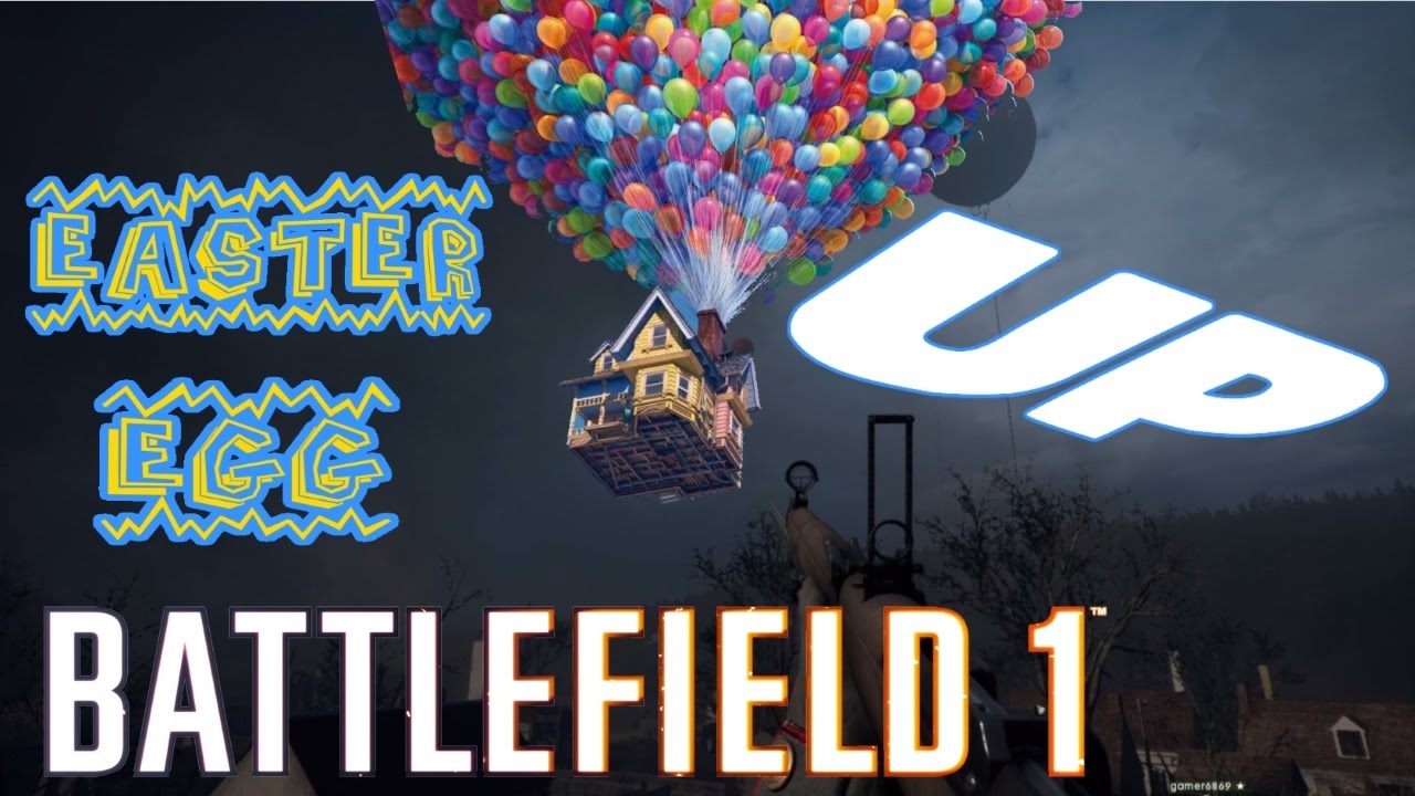 Battlefield 1 UP FLOATING HOUSE Easter Egg