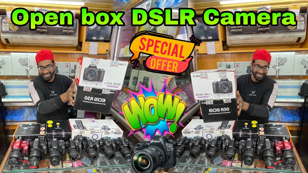 Open box DSLR Camera in Kolkata camera Market ￼ challenging price #kolkata #dslrcamera #rdxnoorvlogs
