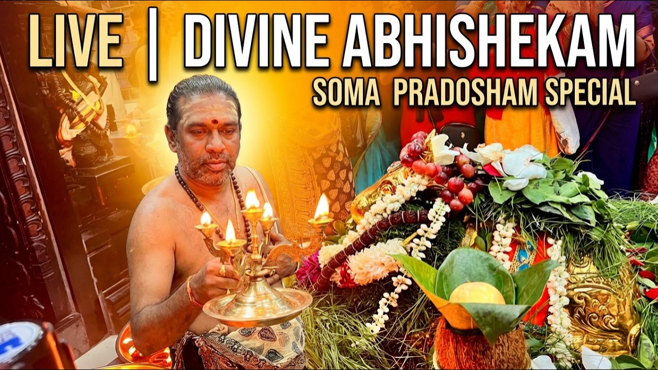 🔴 LIVE | Soma Pradosham Special Abhishekameee | Wembley Shiva Temple London | 16 March 2026