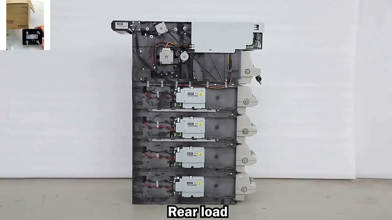 glory nmd100 cash dispenser atm machine with 4+1 cassettes &ndash; oem original parts