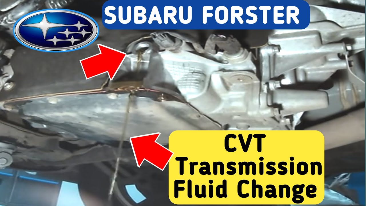 SUBARU FORSTER ! How To Change CVT Transmission Fluid ! how to check transmission fluid