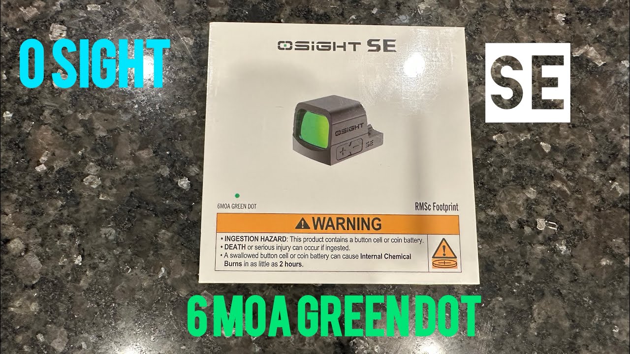 НОВИНКА! ПРИЦЕЛ SE 6 MOA GREEN DOT РАСПАКОВКА и установка!