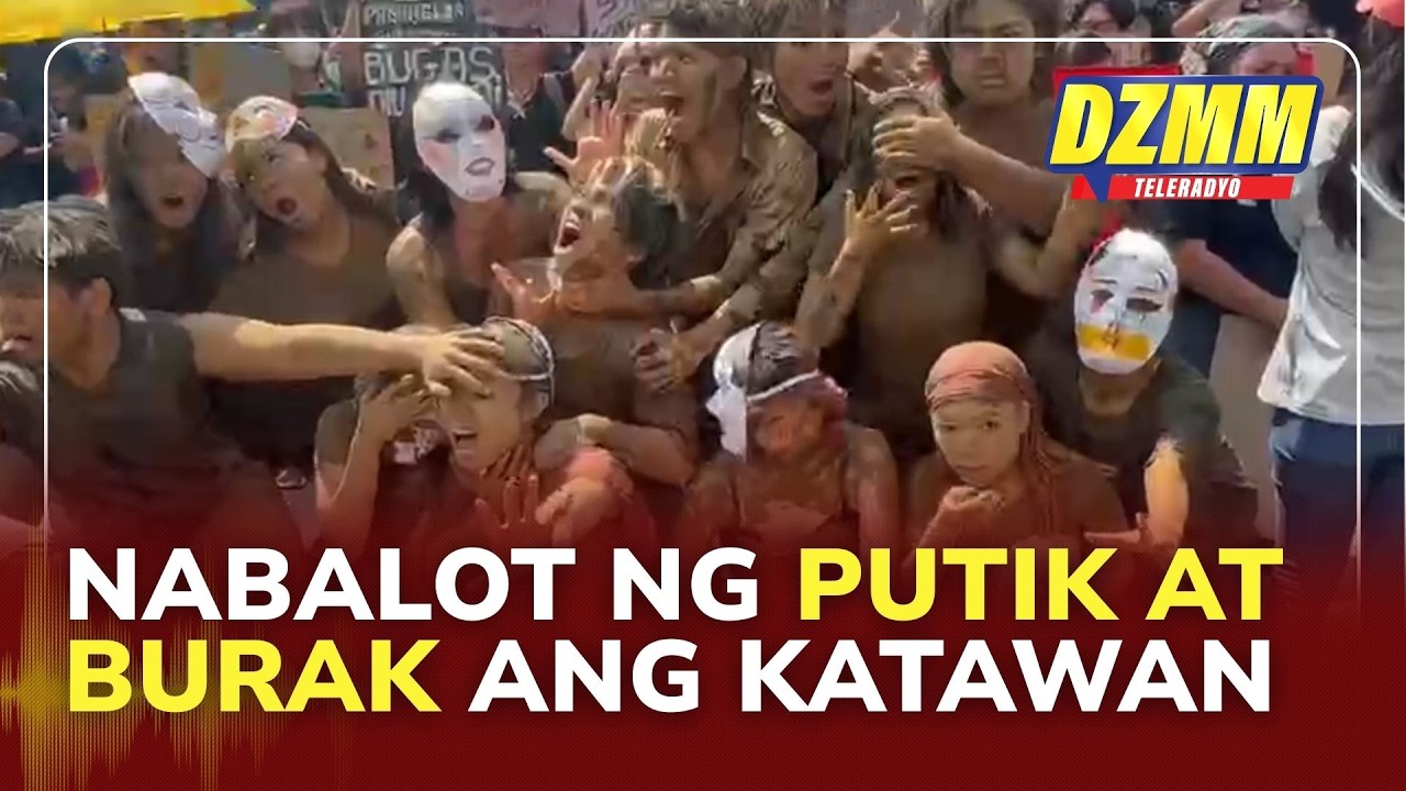 UP students covered in mud at anti-corruption protest for EDSA 40 | (25 February 2026)