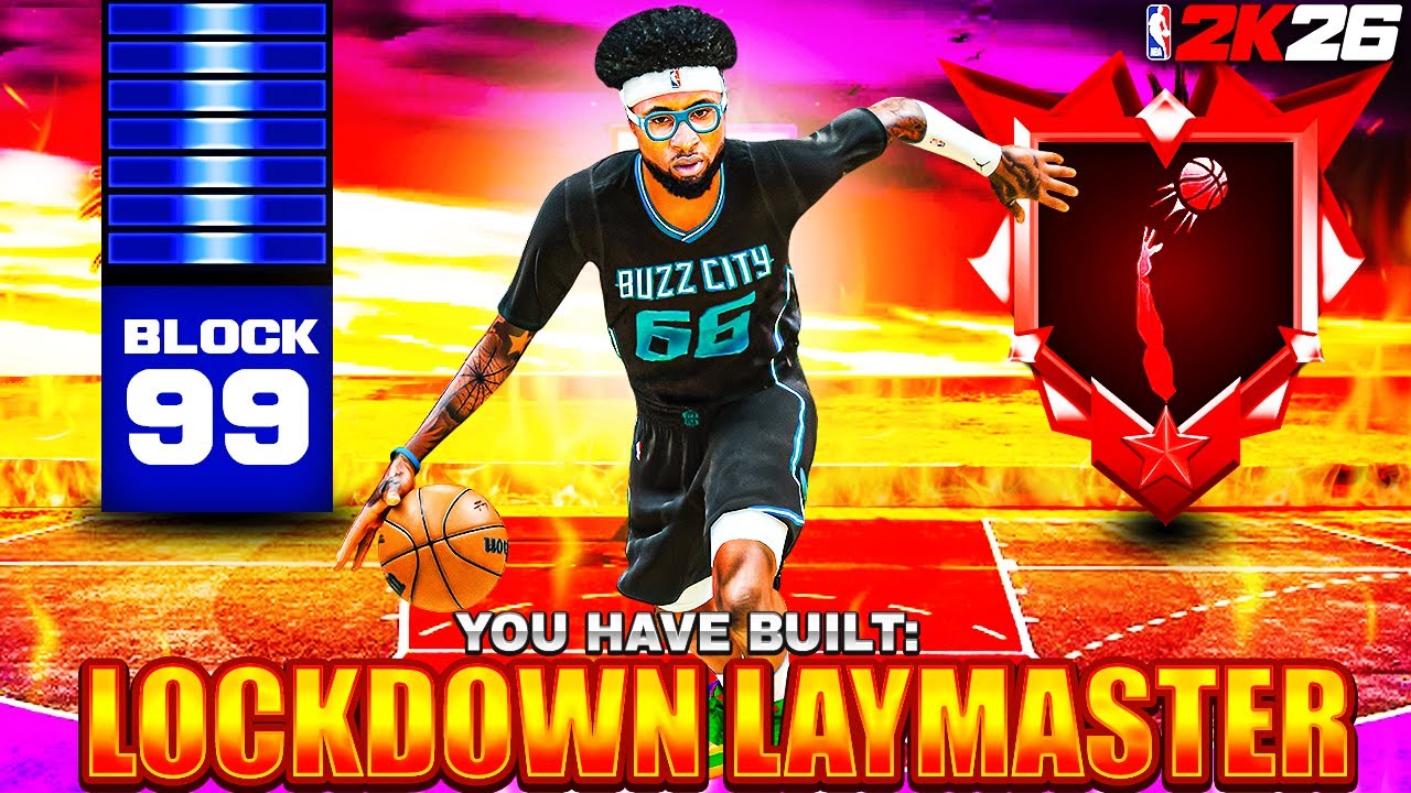 Мой 6'9 LOCKDOWN LAYMASTER с 99 блоками и LEGEND Float Game МЕНЯЕТ ИГРУ в NBA 2k26!
