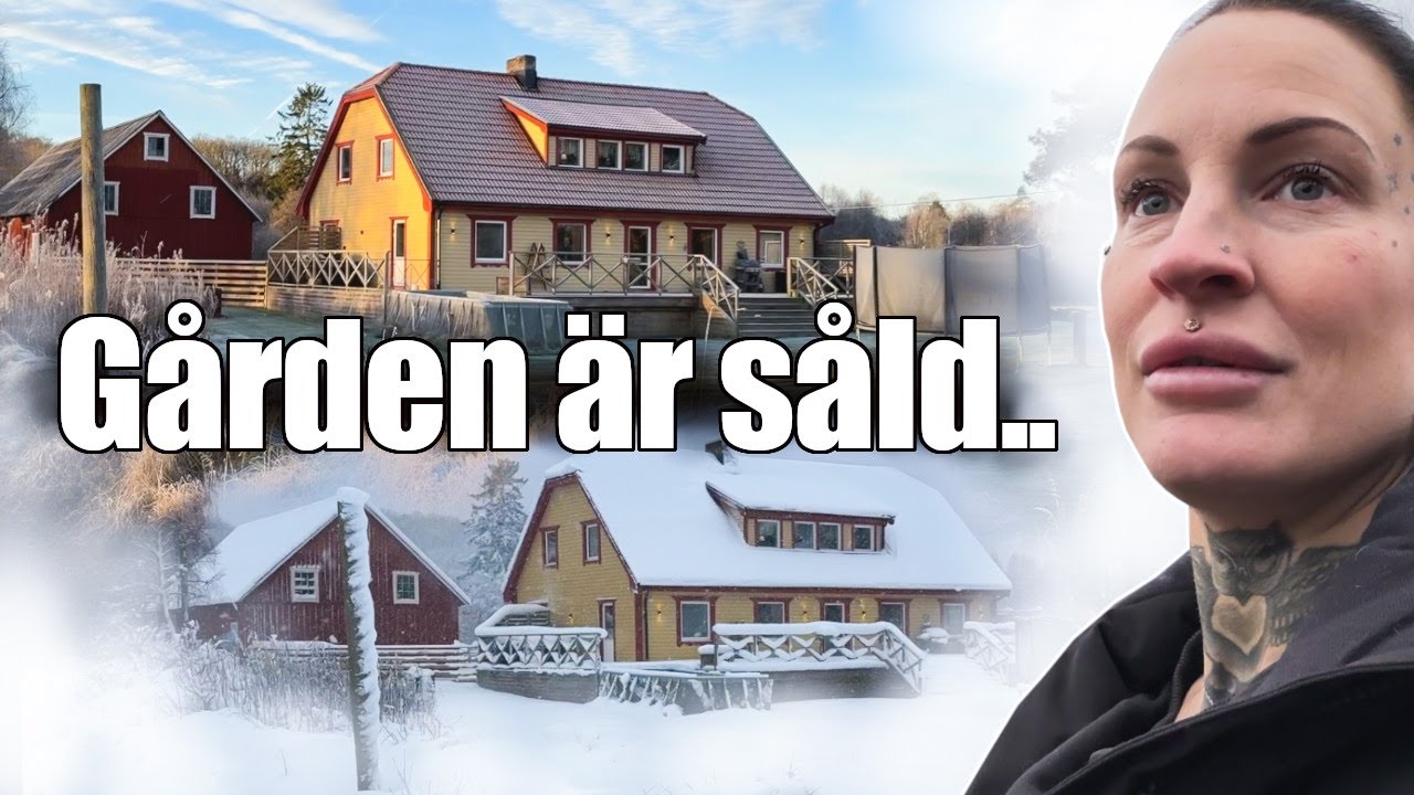 Gården e SÅLD || Galet mkt SNÖ || Vlogg