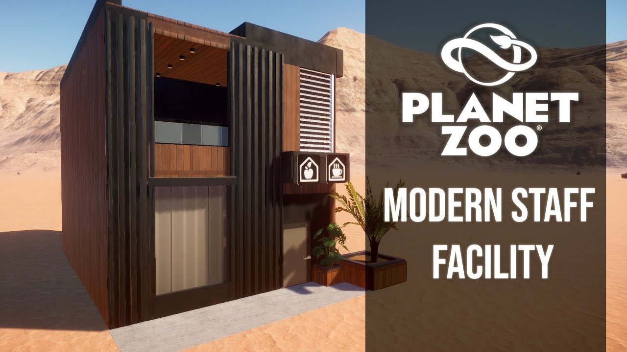 🌎 Planet zoo 🌎 Modern staff facility 🕋