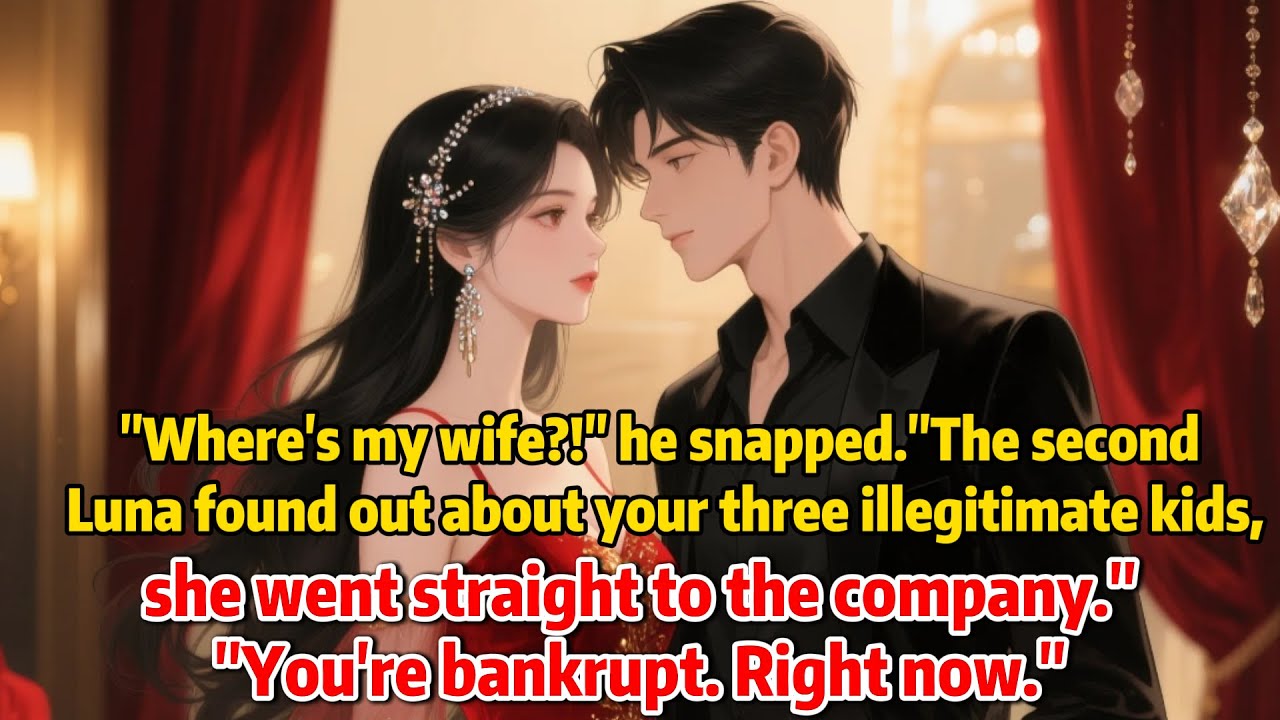 “Where’s my wife?!” he snapped.“The second Luna found out about your three illegitimate kids...