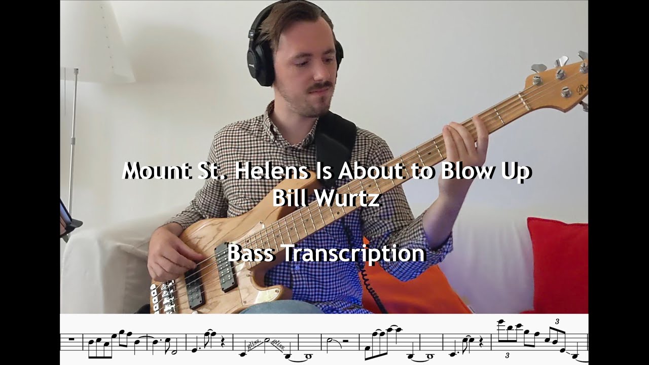 Mount St. Helens Is About to Blow Up - Bill Wurtz || Bass Playthrough w/ Transcription