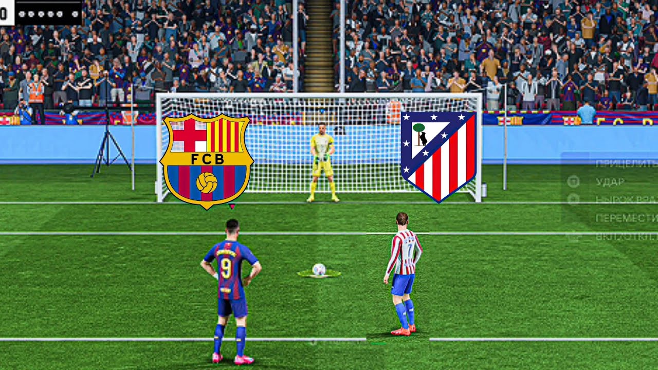 FC 26 Barcelona vs Atletiko Madrid Full Penalty shootout gameplay play station 5 Yamal vs Griezman 