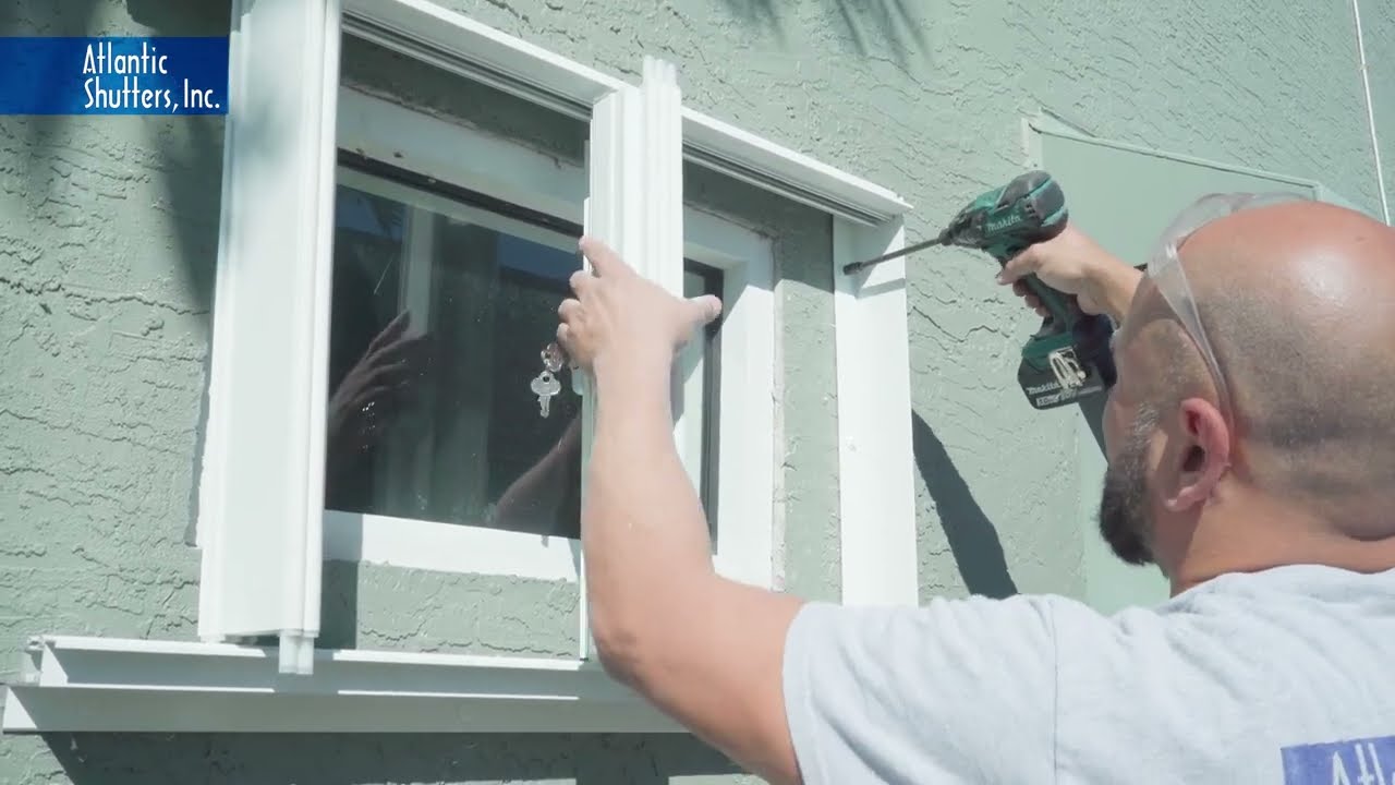 Atlantic Shutters   Accordion Shutters Installation Instructions