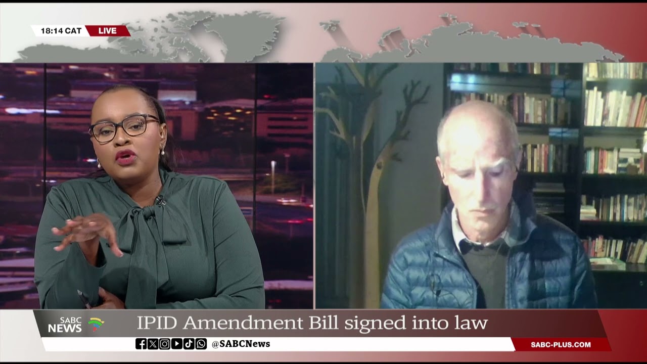 IPID Amendment Bill signed into law: David Bruce