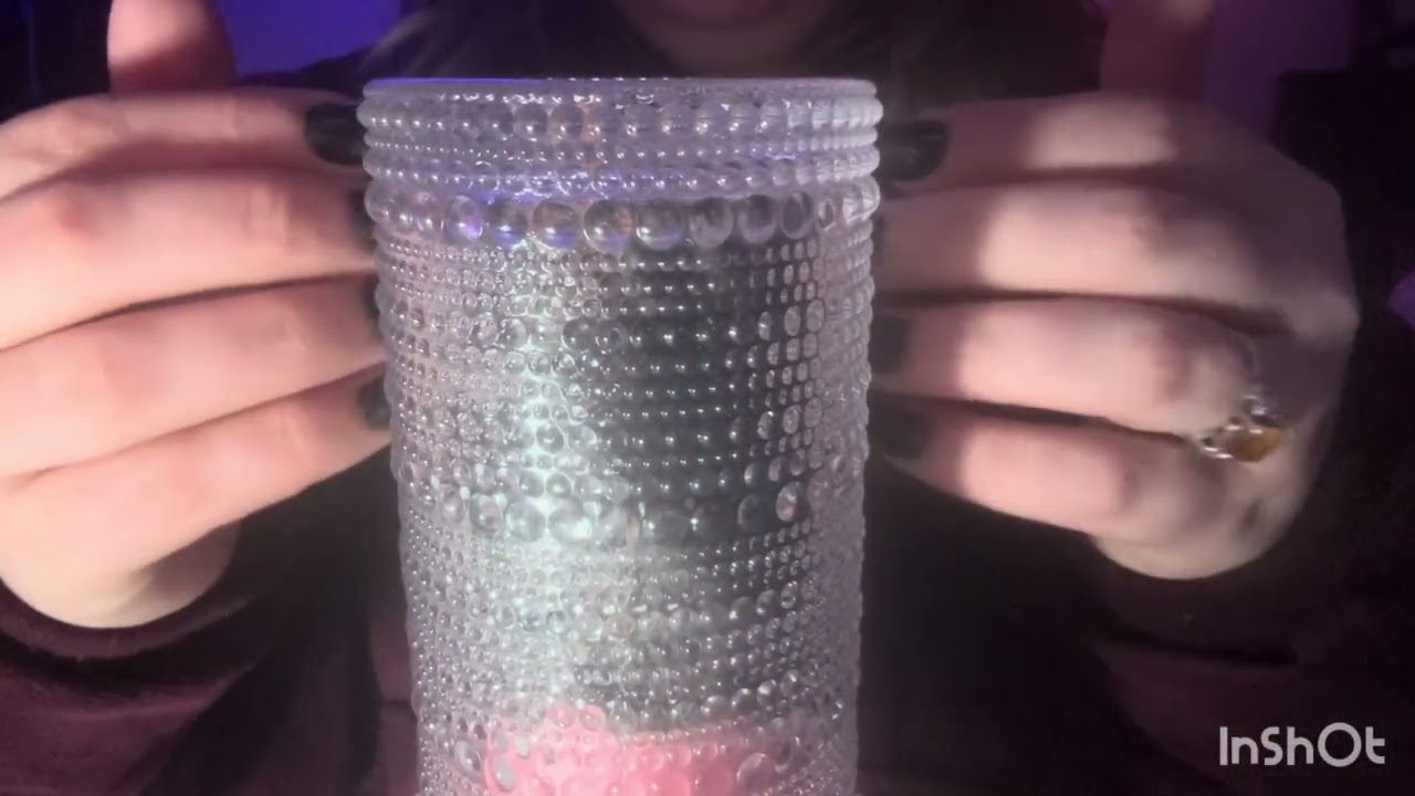 ASMR | No Talking | Textured Glass Tracing