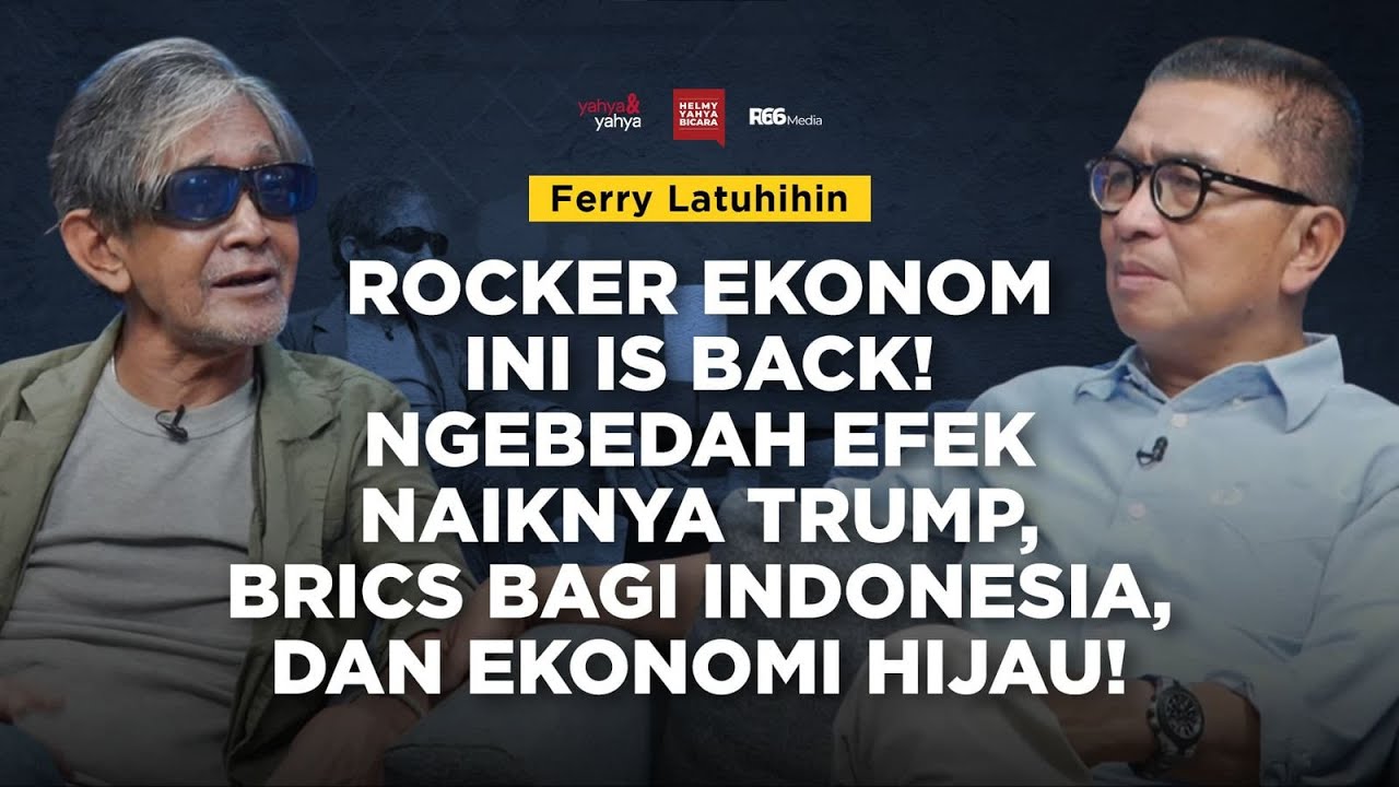 Rocker Ekonom ini is Back. Ngebedah efek Naiknya Trump. | Helmy Yahya Bicara