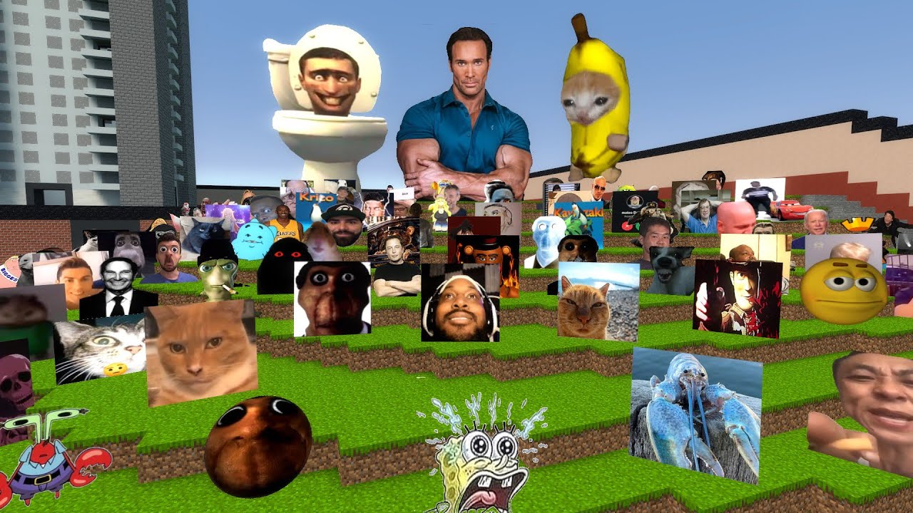 Nico's Nextbots Vs Me in Ohio MInecraft Construct Gmod