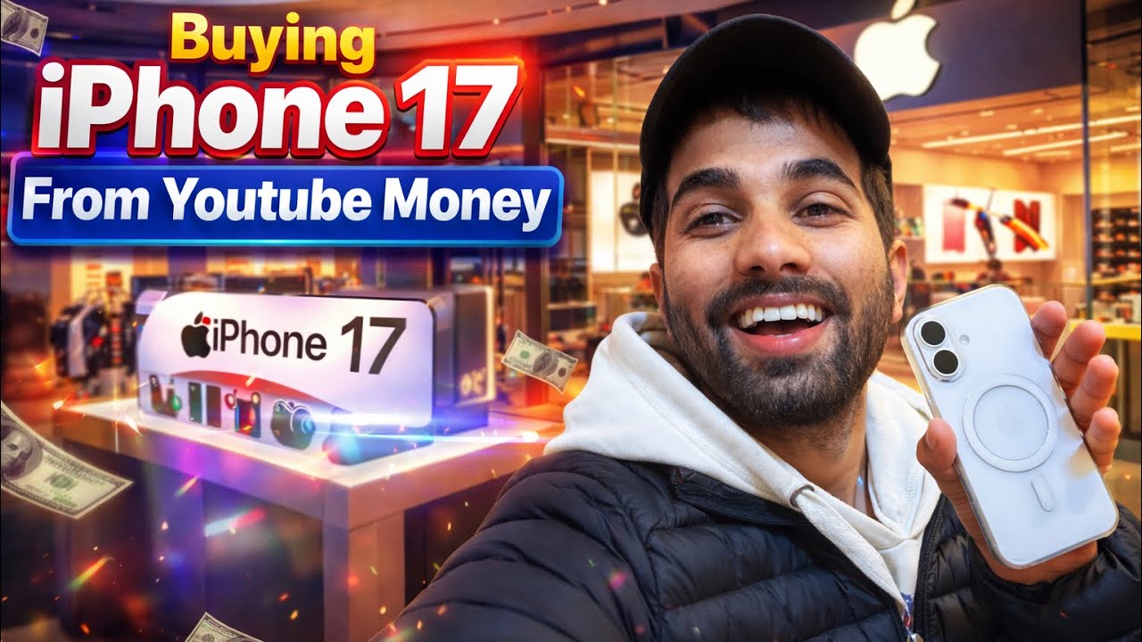 Buying Iphone 17 From Youtube Money 🤑😍  #iphone17 #newvlog #dailyvlog 