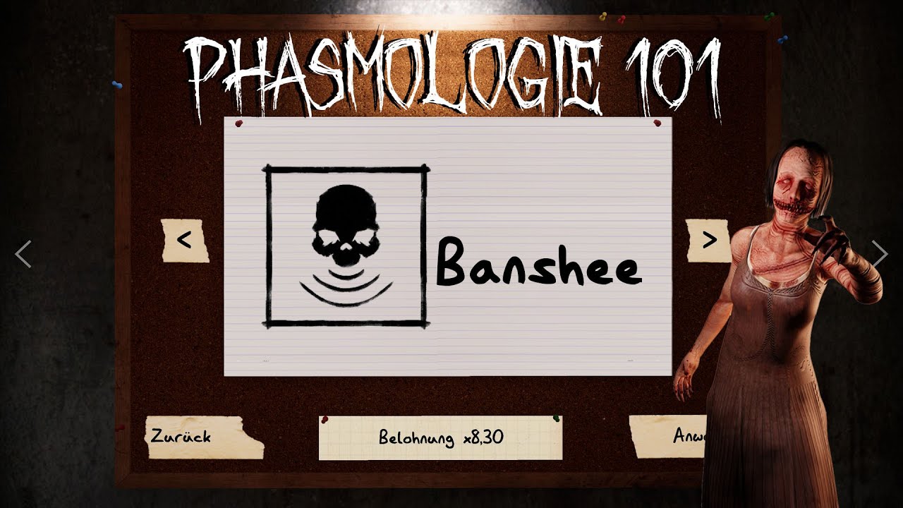 Banshee ohne Beweise erkennen - Phasmophobia 101