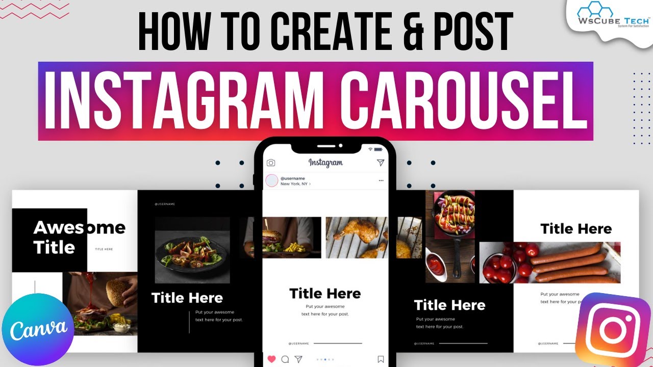INSTAGRAM CAROUSEL TUTORIAL: How to Create & Post Instagram Carousel (Canva) - Complete Tutorial 🔥